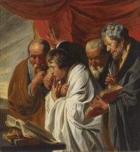 The Four evangelists, 1625-1630. Creator: Jacob Jordaens.