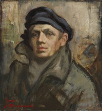 Self Portrait, 1916. Creator: Jalmari Ruokokoski.