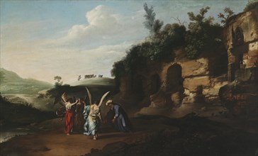 Abraham greets the angels, 1601-1631. Creator: Jan Symonsz. Pynas.