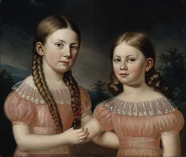 Jacobina and Helena Simelius, 1820-1829. Creator: Johan Erik Lindh.