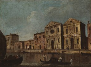 Canal view from Venice, c1740s. Creator: Unknown.