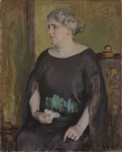 Portrait of Mrs. Lydia Keirkner, 1922. Creator: Magnus Enckell.