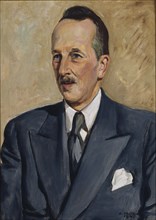 Portrait of Wäinö Wallin, 1945. Creator: Oskari Paatela.