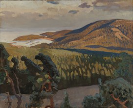 Landscape from Suursaari, 1925. Creator: Oskari Paatela.