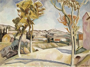 Landscape, 1913. Creator: Roger Fry.