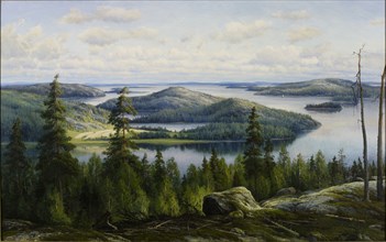 A Summer's Day on Lake Päijänne, 1902. Creator: Thorsten Waenerberg.