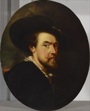 Self Portrait of Peter Paul Rubens, copy, 1800-1899. Creator: Unknown.