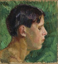 Portrait of a Young Man, 1911. Creator: Valle Rosenberg.