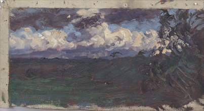 Clouds over the plain, c1910s. Creator: Verner Thome.