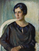 Portrait of Mrs. Senta Slöör, 1924. Creator: Verner Thome.