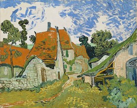 Street in Auvers-sur-Oise; Village Street; Road at Auvers, 1890. Creator: Vincent van Gogh.