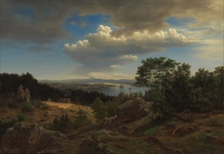 Finnish Landscape, 1855. Creator: Werner Holmberg.