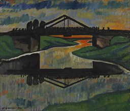 Dance on the Bridge, 1930. Creator: Vilho Lampi.