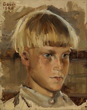 Orphan Boy, 1886. Creator: Akseli Gallen-Kallela.