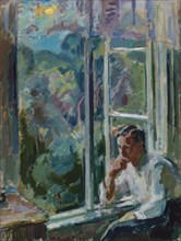 By the Window, 1919. Creator: Magnus Enckell.