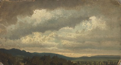 Cloudy Sky, exercise, 1855. Creator: Werner Holmberg.