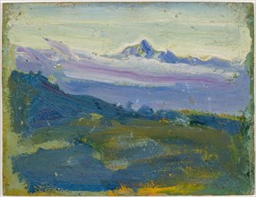 Mount Kenya, 1909. Creator: Akseli Gallen-Kallela.