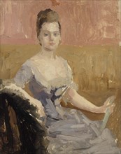 Portrait Study of Countess Augusta Lewenhaupt, 1887. Creator: Albert Edelfelt.