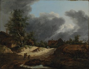 Cottages on the dunes, c1670s. Creator: Jacob van Ruisdael.