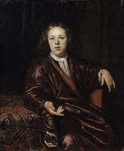 Portrait of a young man, 1700-1741. Creator: Margaretha Wulfraet.