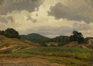 German landscape, 1856. Creator: Werner Holmberg.