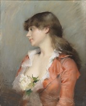 Profile of a Young Woman, 1882. Creator: Albert Edelfelt.