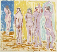 Nudes, 1912. Creator: Alvar Cawén.