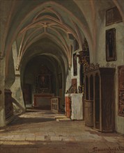 Church interior from Fraueninsel, 1870. Creator: Hjalmar Munsterhjelm.