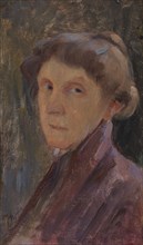 Self-Portrait, 1903. Creator: Maria Wiik.