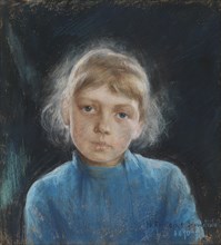 Head of a girl, 1890. Creator: Hanna Frosterus-Segerstrale.