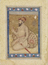 Portrait of Shah Jahan, Mughal School, 1700-1799. Creator: Unknown.