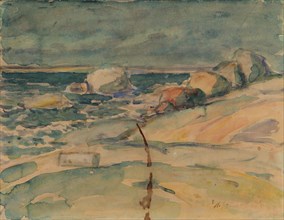 Seascape, late 19th-early 20th century. Creator: Armid Sandberg.