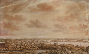 View from Tähtitorninmäki to the north, 1816. Creator: Erik Wilhelm the Younger.