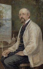 Portrait of Berndt Lindholm, 1886. Creator: Anna Christina Nordgren.