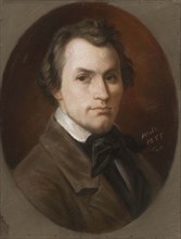 Portrait of Marcus Larsson, 1855. Creator: Maria Rohl.