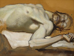 The Slain Lemminkäinen, 1899. Creator: Akseli Gallen-Kallela.