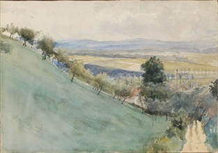 The hillside from Montbéliard, 1888. Creator: Albert Edelfelt.