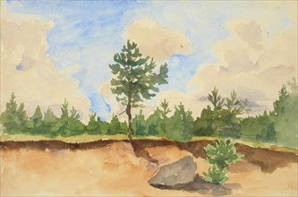 Landscape Study, Sandpit. Creator: Maria Wiik.