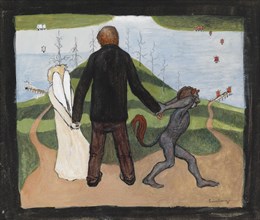 At the Crossroads, 1896. Creator: Hugo Simberg.