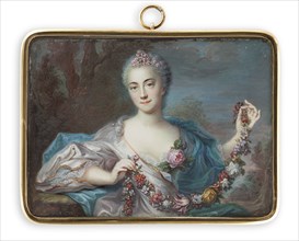 Portrait of a lady, 1707-1767. Creator: Jean-Baptiste Massé.