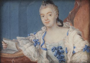 Portrait of a young lady, 1750-1760. Creator: Martin Scheffel.