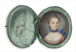 Portrait of a young lady, c1744-1782. Creator: Martin Scheffel.