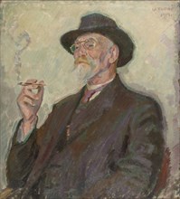 Portrait of Baron Ernst Wrede, Forester, 1914. Creator: Verner Thome.