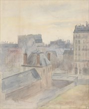 View from the Artist's Home in Paris, c1890. Creator: Albert Edelfelt.