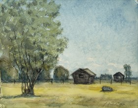 Barn, 1930. Creator: Juho Makela.