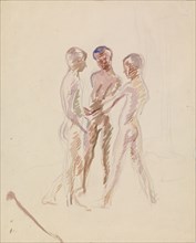 Three Boys, 1900-1925. Creator: Magnus Enckell.