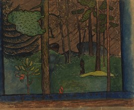 Autumn in the Forest, 1895. Creator: Hugo Simberg.