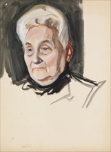 Portrait sketch, c1910s. Creator: Verner Thome.