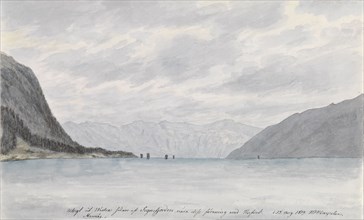 The Sognefjord Meets the Sea, 1819. Creator: Wilhelm Maximilian Carpelan.