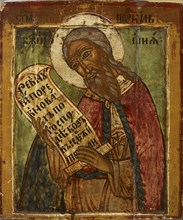 Prophet Elijah, a Russian icon, c17th century. Creator: Unknown.